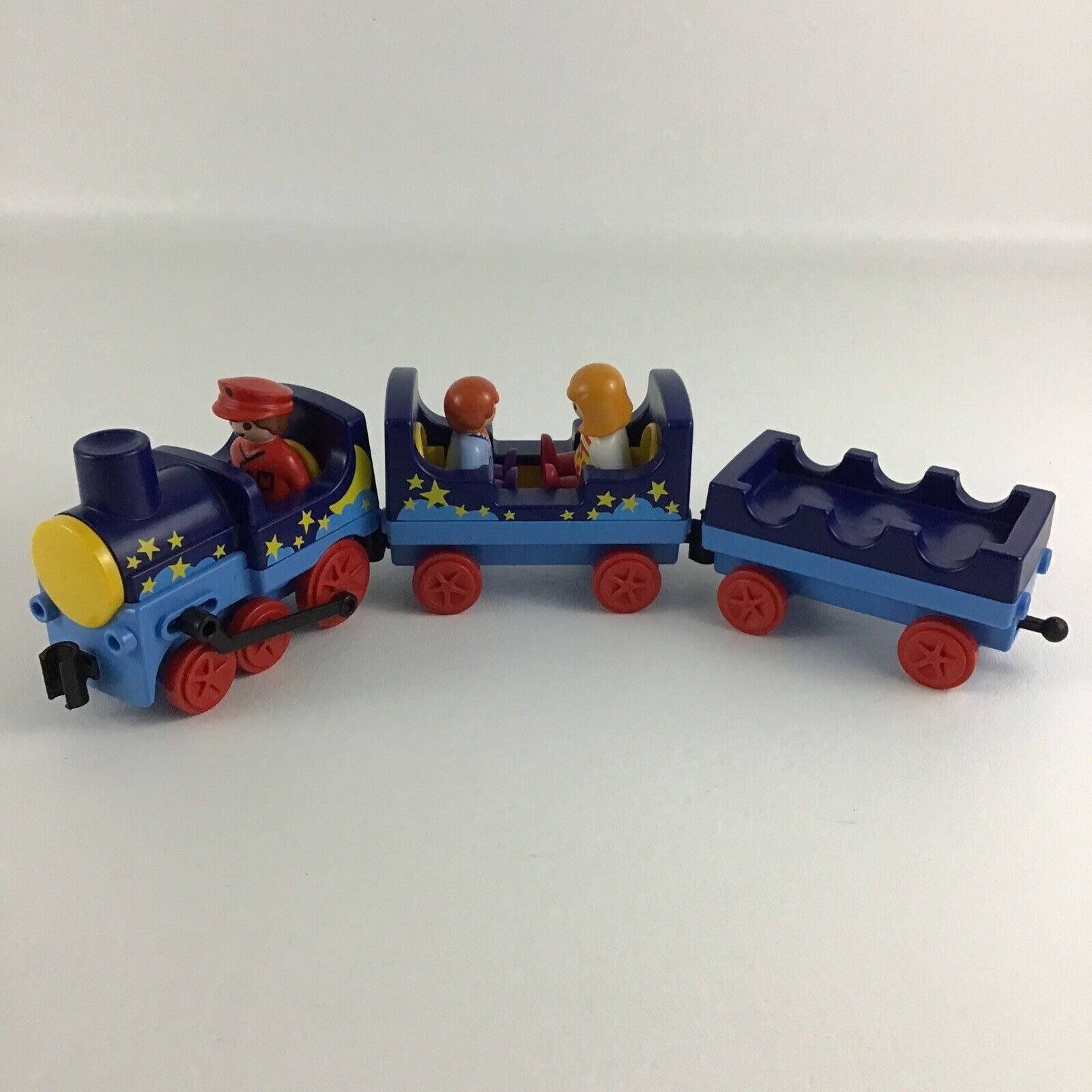 Playmobil 123 Starry Night Train Set Tracks Figures 6880 Vintage 1990  Geobra Toy 