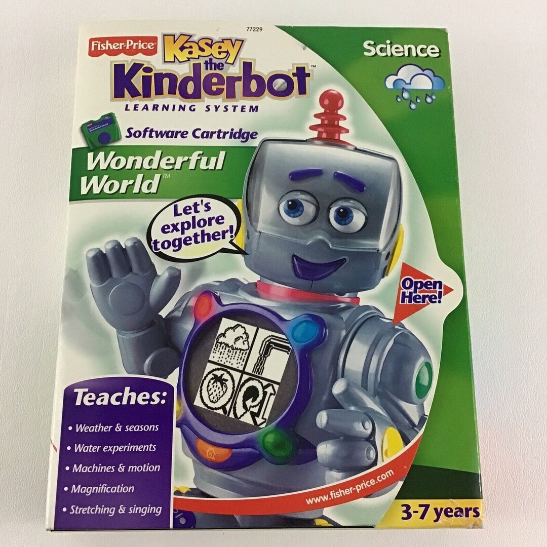 Kasey the Kinderbot Learning System Wonderful World Software Etsy