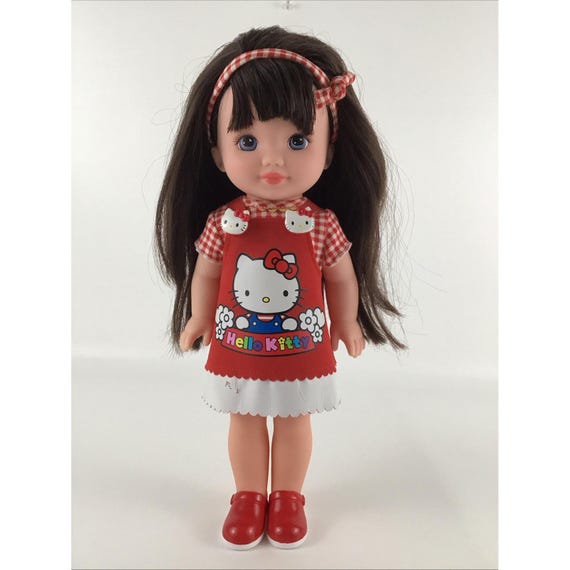 Hello Kitty Kimmy Doll 1994 Mattel 14'' Brunette Blue Eyes Girl