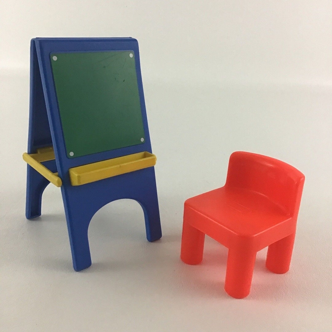 Little Tikes Dollhouse Miniature Art Easel Chalkboard School Etsy