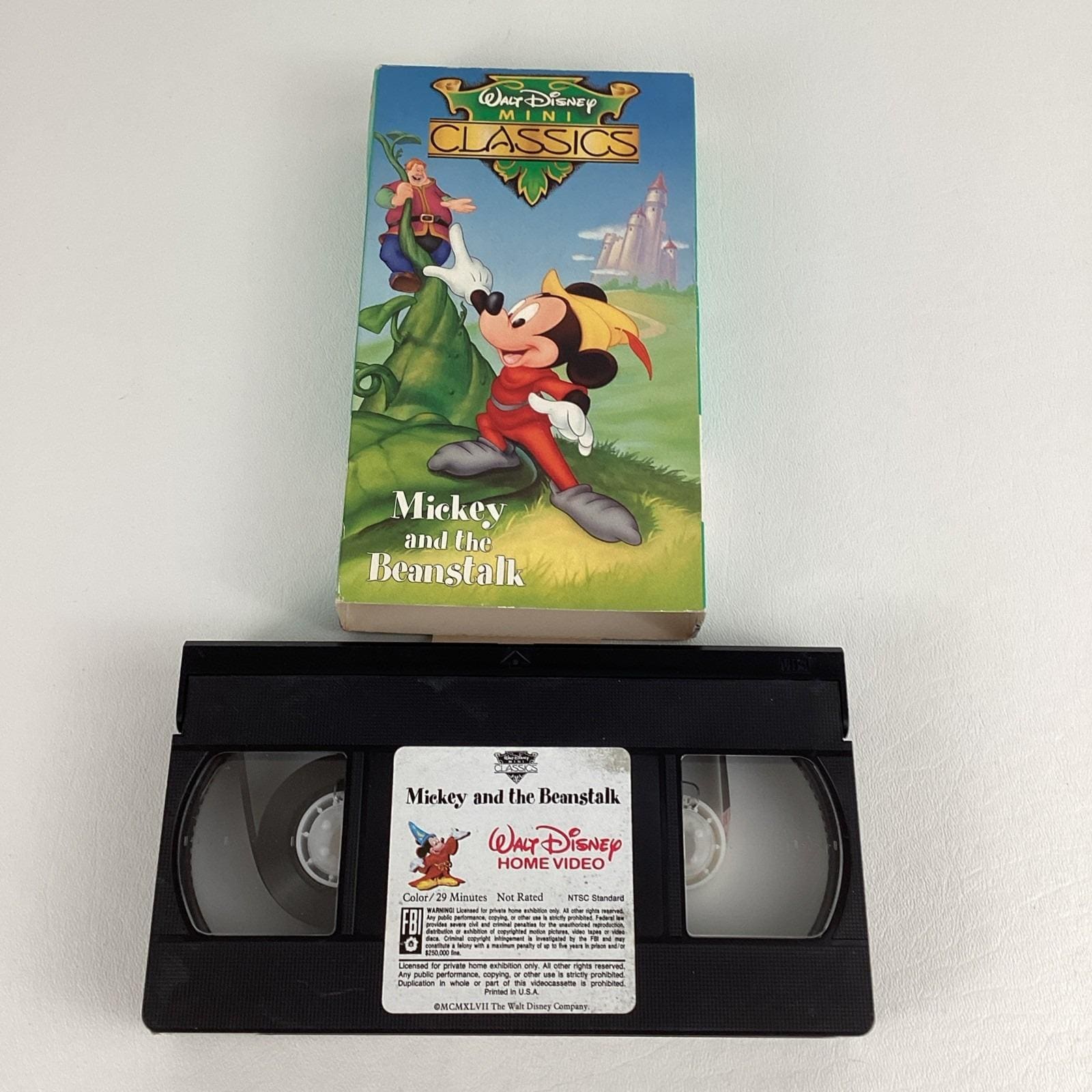 ウォルト・ディズニー ミニクラシックス VHSテープ ミッキーと豆の木