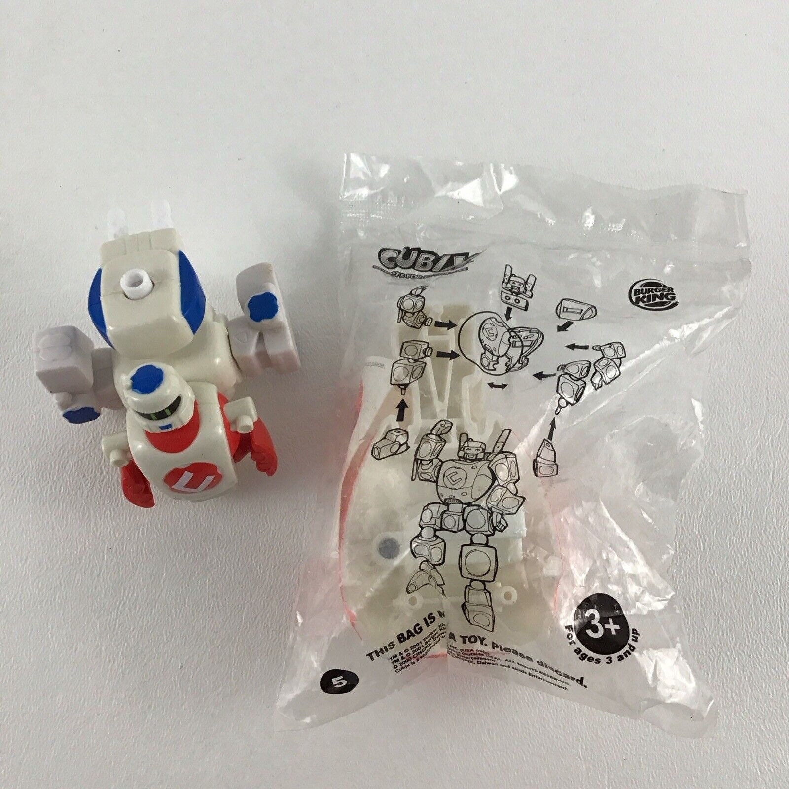 バーガーキングのコレクション Cubix Robots for Everyone Burger King Toys Bubble Town