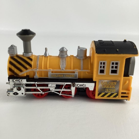 Goldlok Golden Creek No 328 Toy Train Engine Push Along Toy