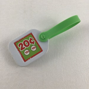 Leap Frog Grocery Store Shopping Cart Food Replacement 20c Sale Tag Vintage 2003