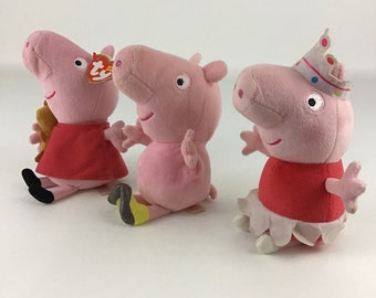 Ty – Beanies – Peppa Pig – Peppa – Peluche Douce 15 cm