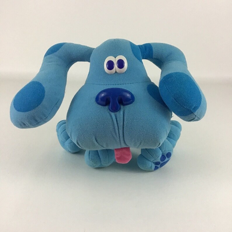 Blue's Clues Pose A Blue Puppy Dog Plush 8 Stuffed Etsy