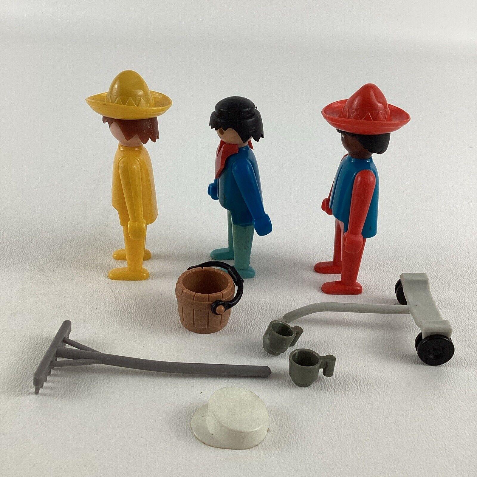 Playmobil western 3747 3748 far west cowboy mexicain bandit animaux geobra system boites origines complète rare - Jeux & Jouets