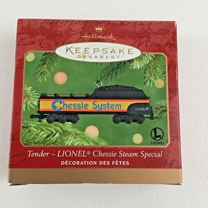 Ozdoba świąteczna Hallmark Pamiątkowa Lionel Train Tender Chessie Steam Special