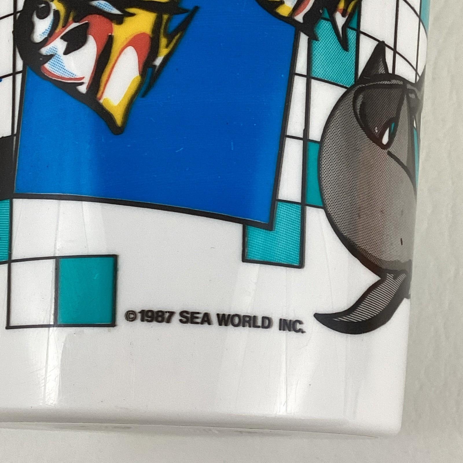 Sea World Souvenir Drink Cup Aurora Shamu Orca Whale Animal