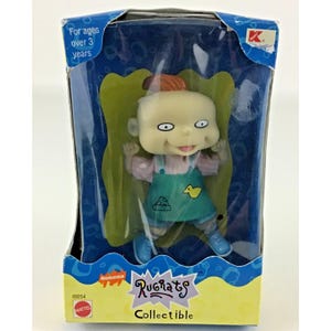 Nickelodeon Rugrats Collectible Phil Figure 4&quot; Doll Toy Vintage 1998 Mattel New