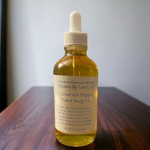 Turmeric & Papaya Body Oil - Turmeric Oil - Papaya - All Natural Body Oil