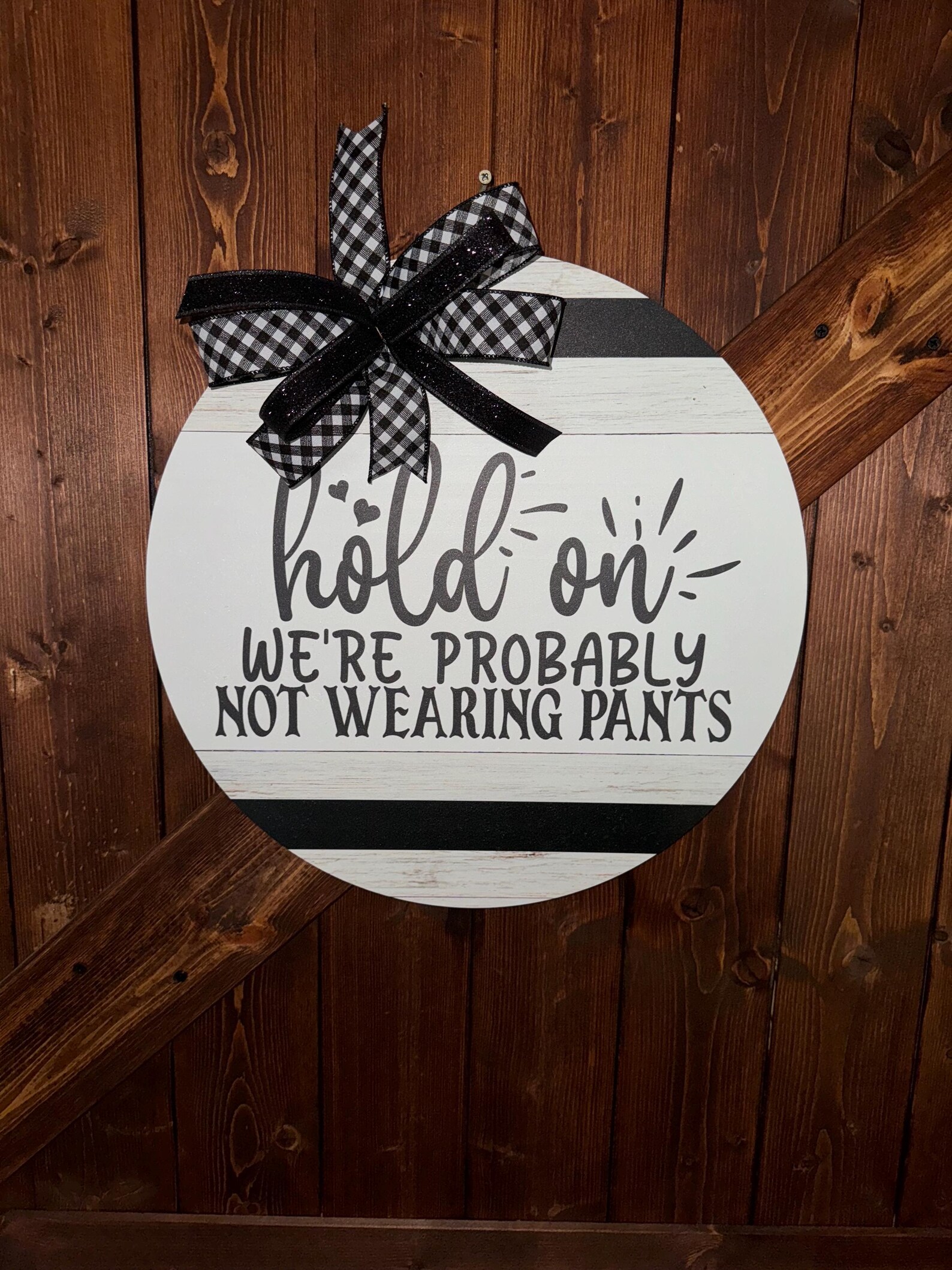 Funny Door Hanger for All Year Round, Funny Gift, Door Decor, Wall