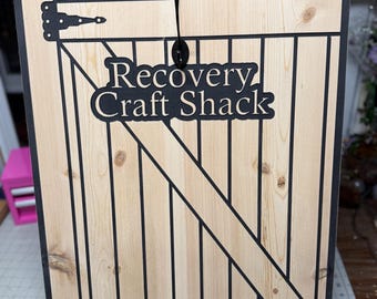 Customizable Wood Tabletop Wreath Stand, Craft Show Display