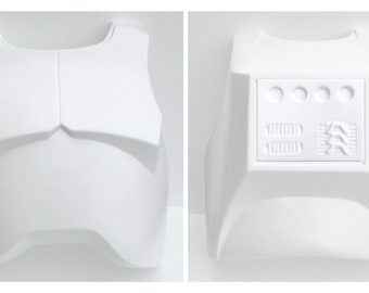 Clone Trooper Chest Piece and Upper Back Armor set / Movie realistic