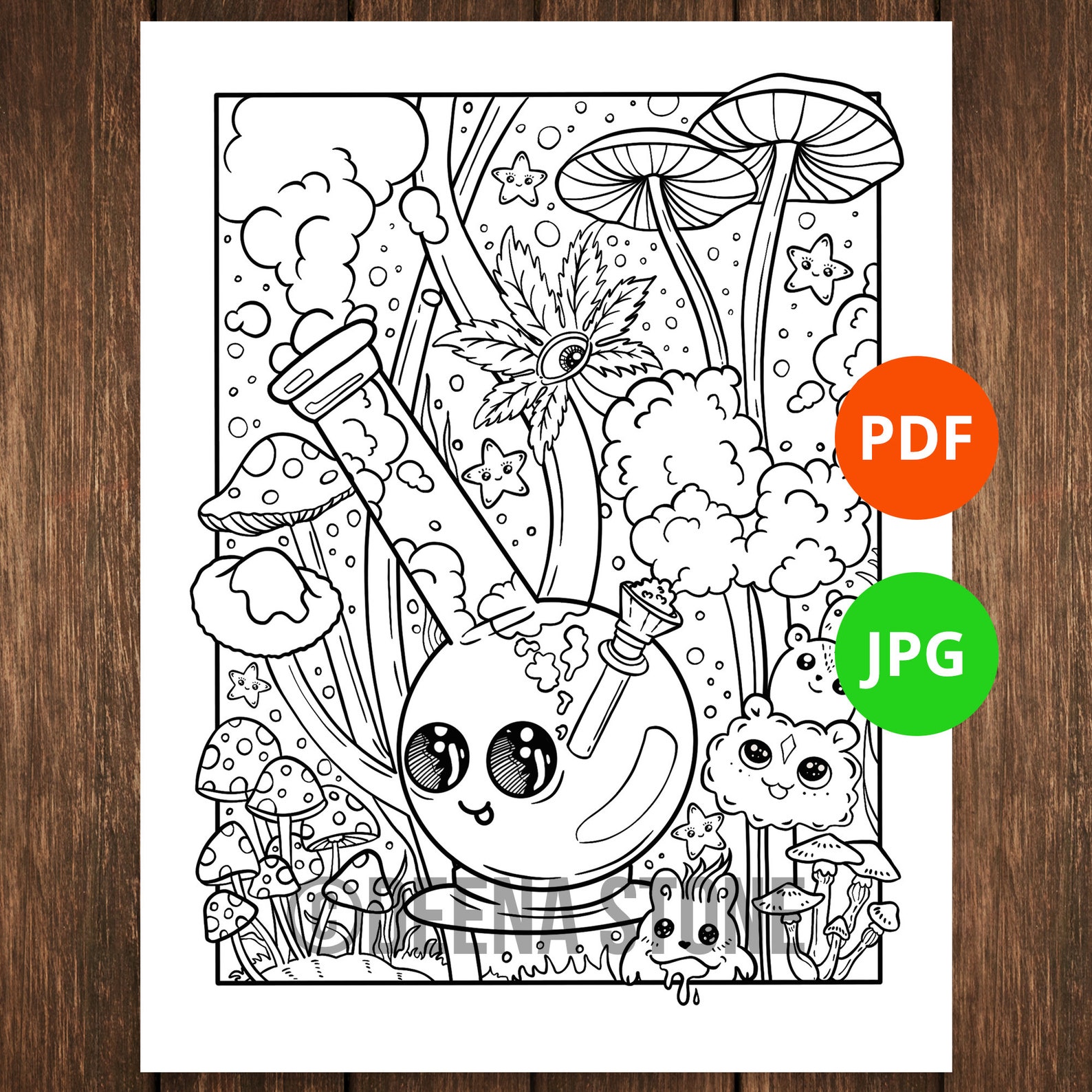 Stoner Printable Coloring Pages - Il 1588xN.3183281954 P81w 