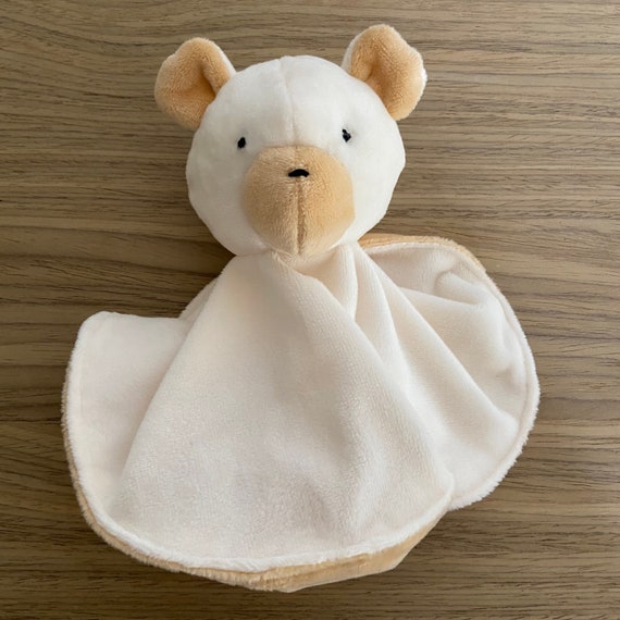 Ours Bébé – Doudou plat fait main