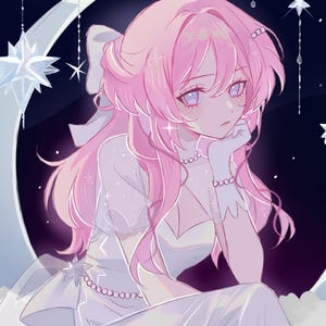 Moon OC Art Print | 5x7" & 10x14"