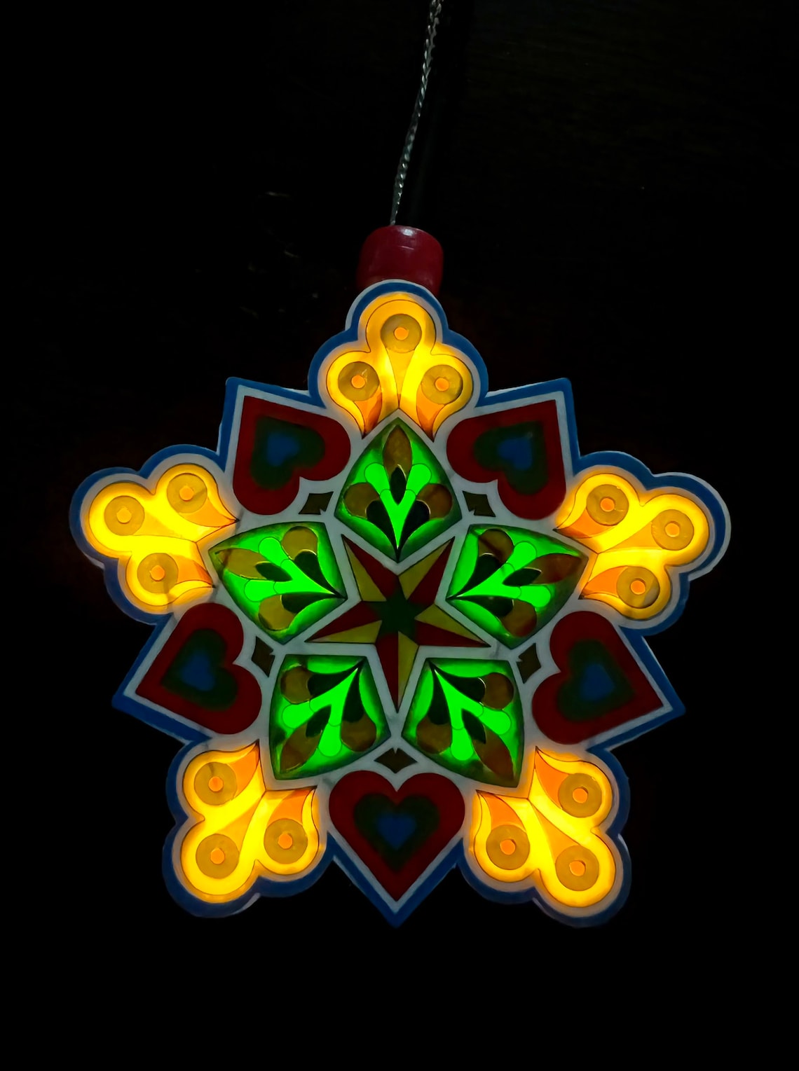Mini Parol filipino Christmas Lantern Usbpowered. fits Etsy