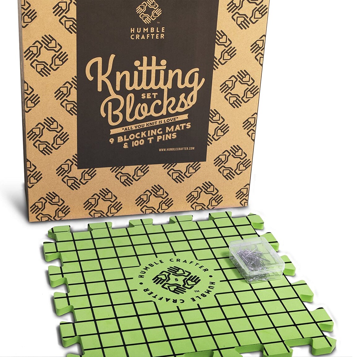 Blocking Mats for Knitting Equipped With 100 TPins and Etsy