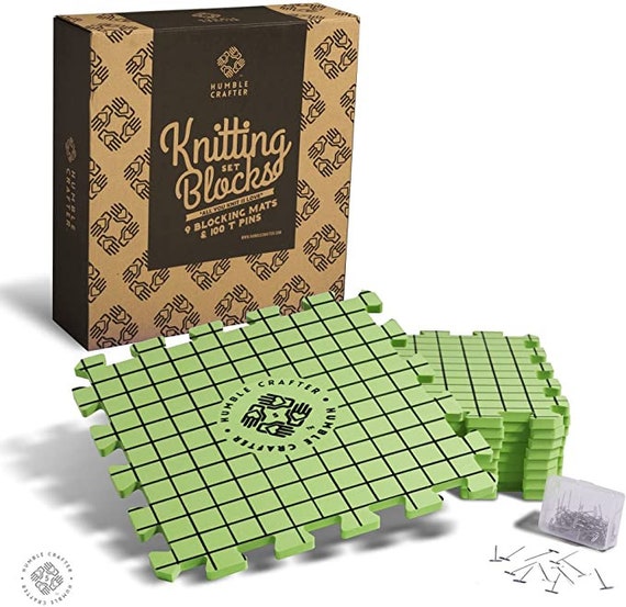 Blocking Mats for Knitting Equipped With 100 TPins and Etsy