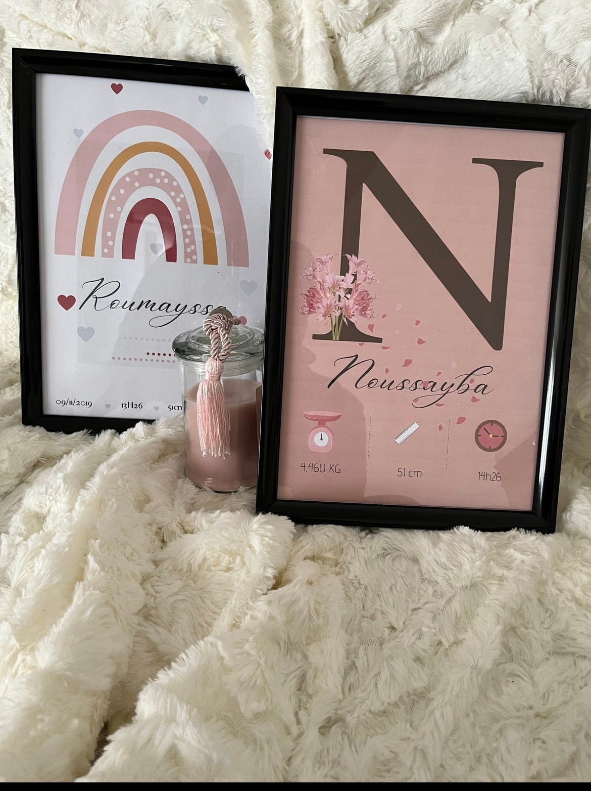 Cadre Affiche de Naissance, Plusieurs Modèles