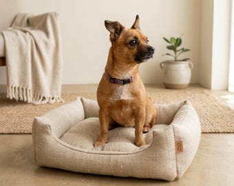 Easy Dog Bed Sewing Pattern, Beginner Pet Bed DIY (PDF Download), 3 sizes