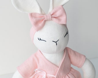 Bunny Sewing Pattern, PDF sewing pattern for bunny with clothes