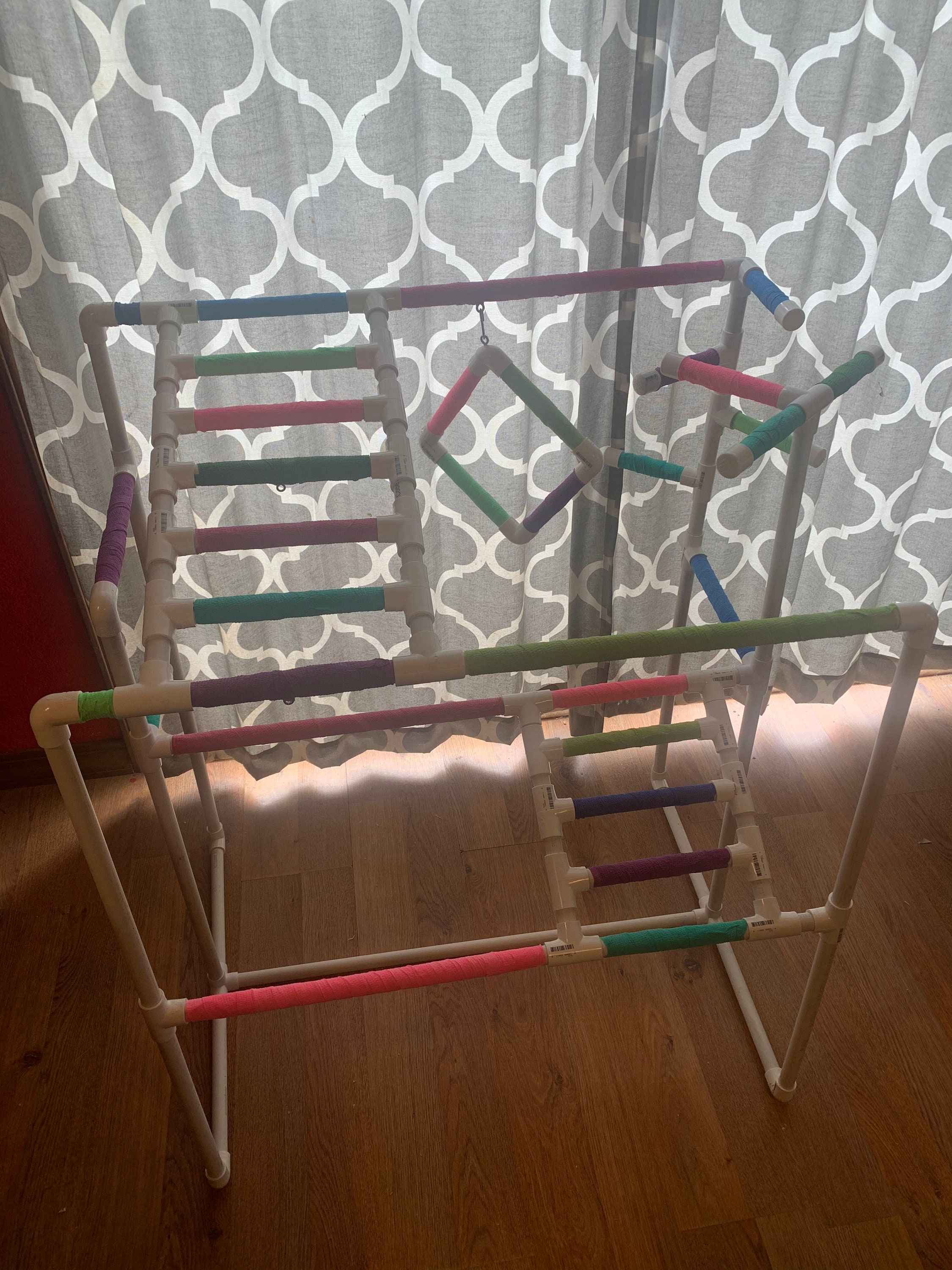 PVC ladder parrot stand Etsy