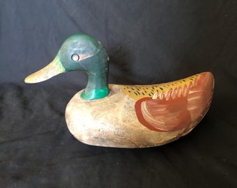Vintage Wooden Decoy duck