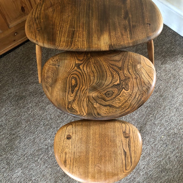 Vintage Ercol Pebble Tables