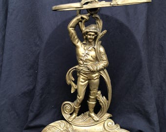 20 世紀初頭のフランスの装飾的な真鍮の傘立て - Etsy 日本