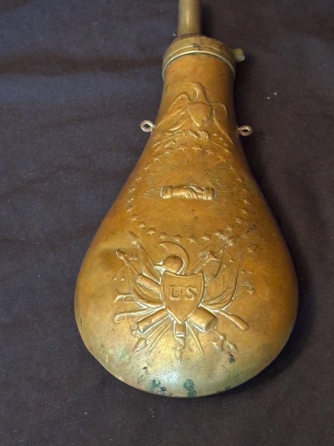 Powder Shot Flask Vintage