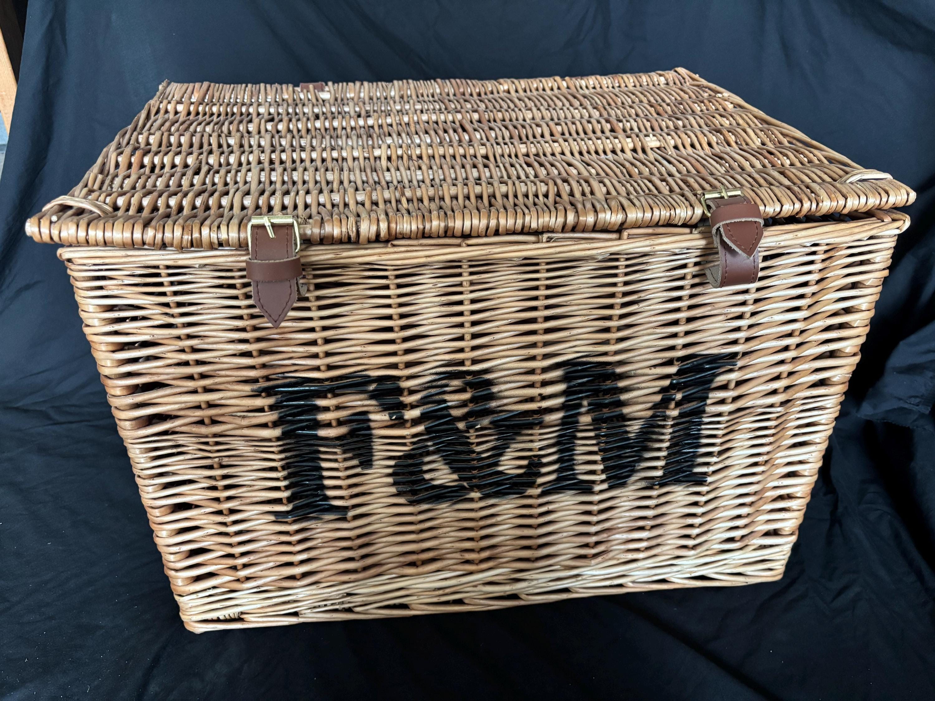 Fortnum and Mason Wicker Basket - Etsy