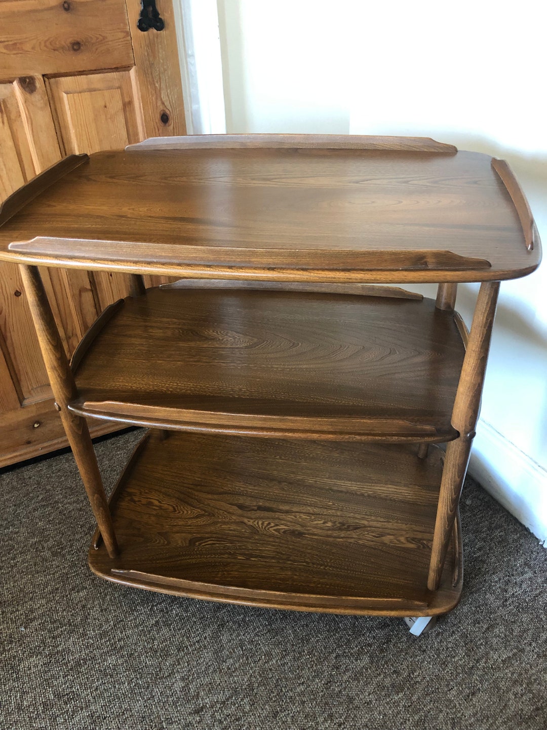 Gold Label Ercol Tea Trolley Etsy UK