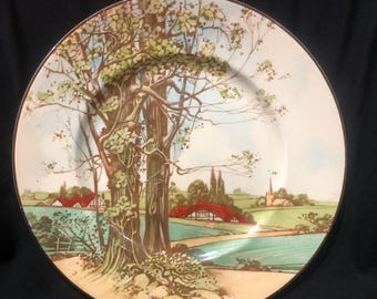 Antique Royal Doulton Woodland plate