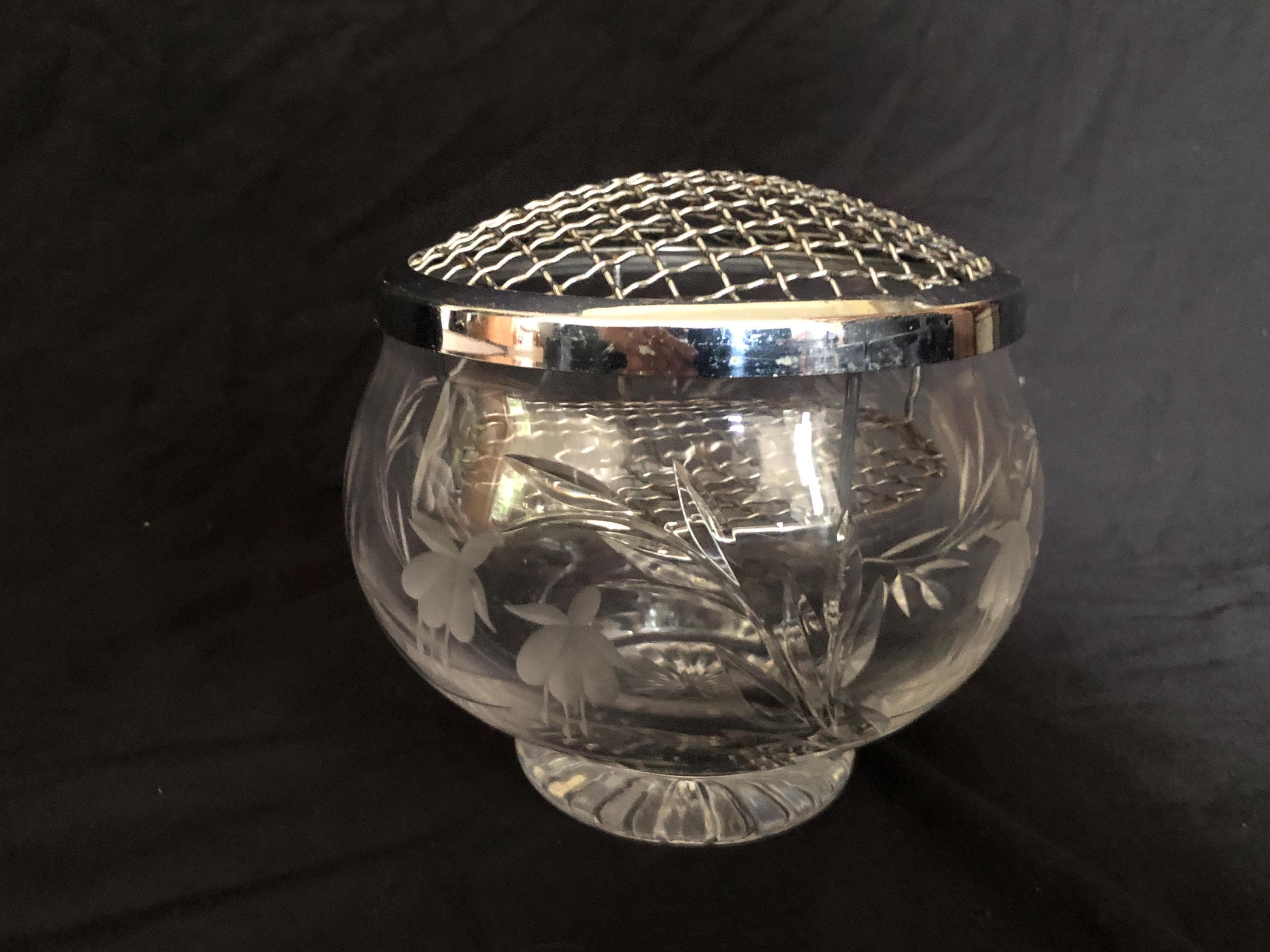 Stuart Crystal Rose Bowl - Etsy