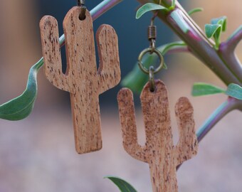 Picacho Peak Saguaro Earrings
