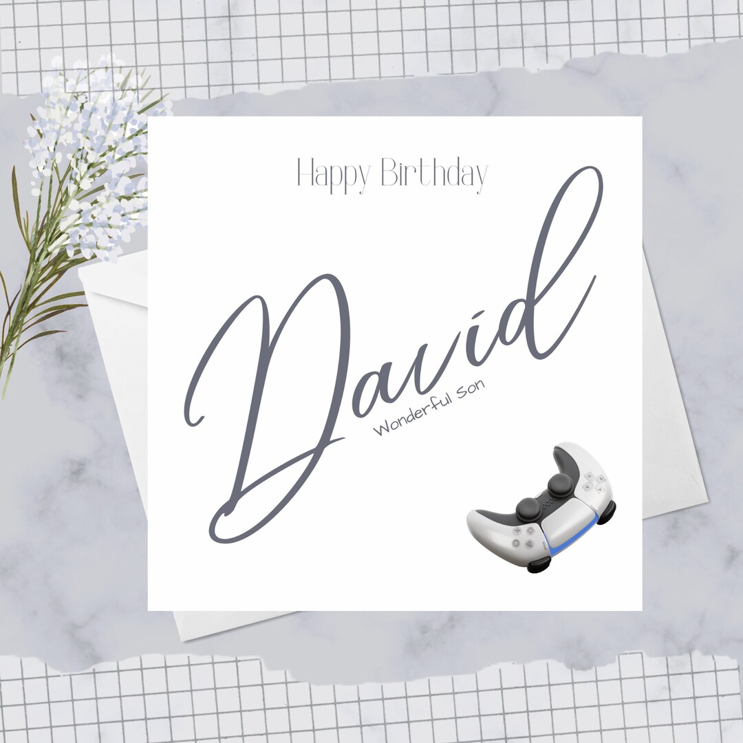 Happy Birthday Son Birthday Ps5 Console Personalised Unique - Etsy