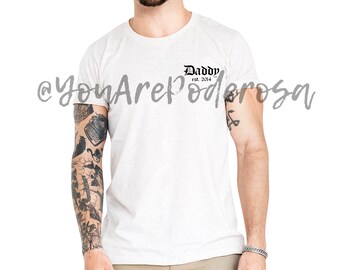 Customizable Daddy Men's T-Shirt