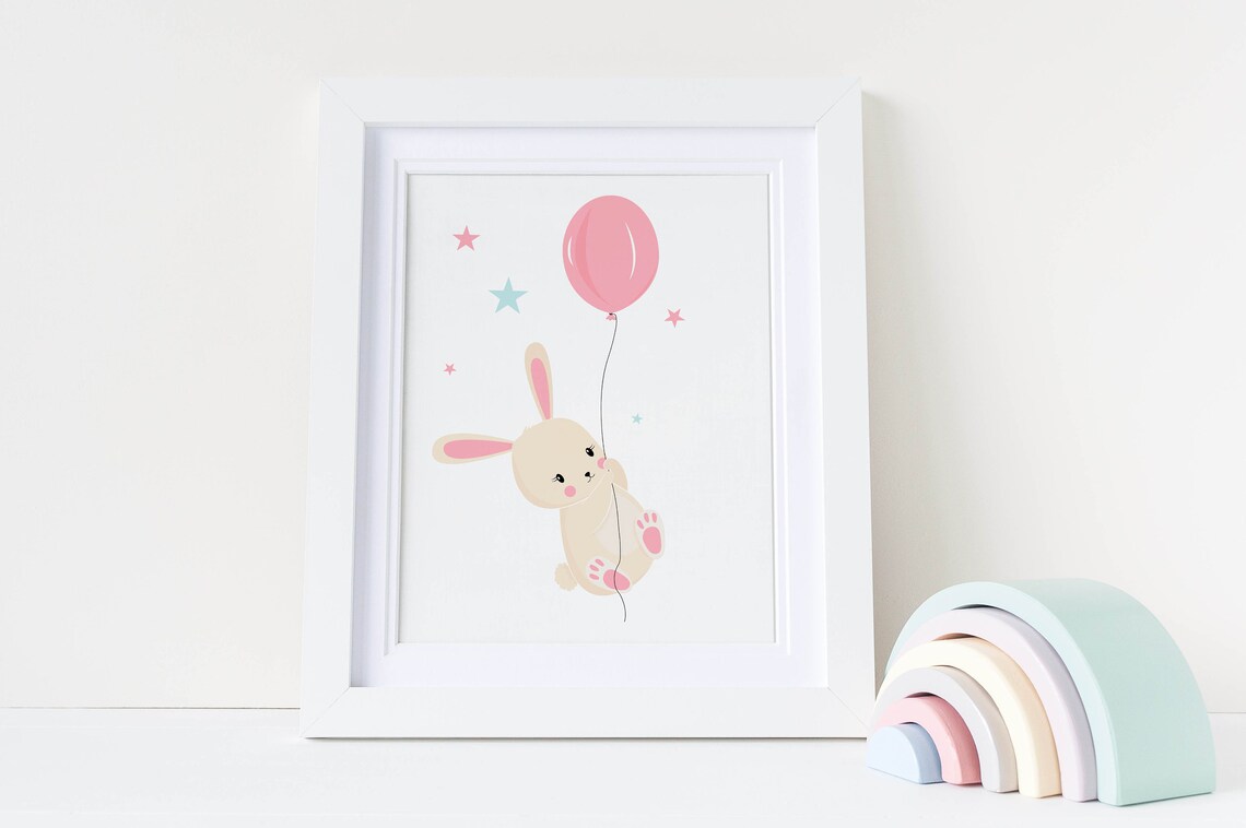 Nursery Art Prints Nursery Wall Prints Childrens Animal Etsy UK