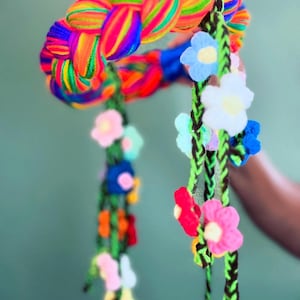 Custom Folklorico Headpiece, Mexican Braid, , Folklorico Braid, Trenza Folklorico, , Trenza, Braid, headpiece, tocado, trenza Mexicana