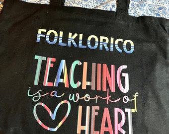 Folklorico Tote, Calavera Tote, Canvas Bag, Bolsa de Manta,folklorico Canvas bag, Book Bag, Tote Bag, Custom Tote, Custom Bag, canvas Tote