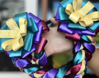Custom Folklorico Braid Headpiece: Mexican Dance Tocado