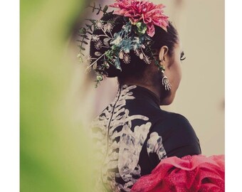 Custom Folklorico Headpiece, Mexican Braid, , Folklorico Braid, Trenza Folklorico, , Trenza, Braid, headpiece, tocado, trenza Mexicana
