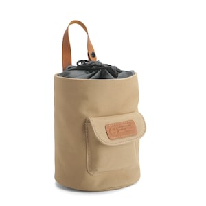 4L Car Trash Can , 100% Leak-Proof Car Trash Bag, Waterproof Hanging Garbage Bin Khaki image 5