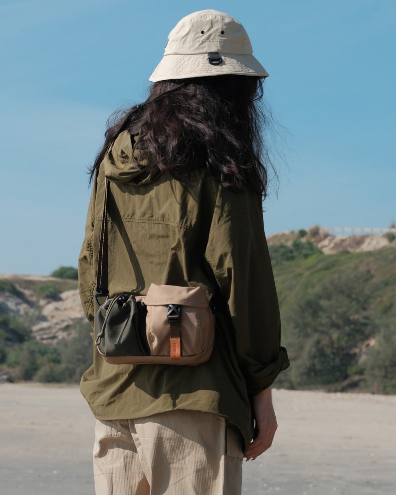 Mini Messenger Bag mit Tasche, Crossbody Bag mit verstellbarem Riemen, süße Schultertasche für Handy Bild 1