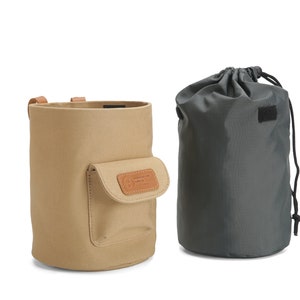 4L Car Trash Can , 100% Leak-Proof Car Trash Bag, Waterproof Hanging Garbage Bin Khaki image 6