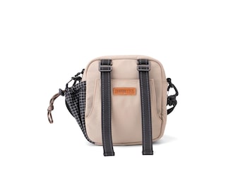 Mini Crossbody Bag: Small Shoulder Bag with Bottle Pocket