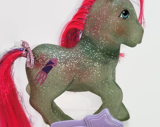 1988 My Little Pony Sparkle Ponies Sky Rocket, Vintage MLP G1 Hasbro ...