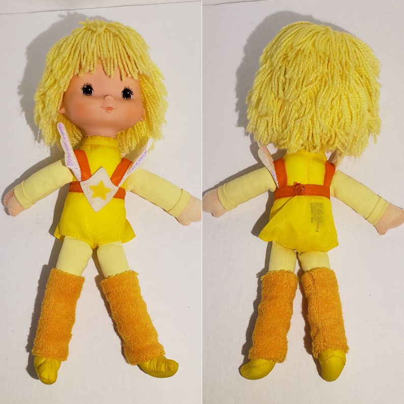 1983 Canary Yellow Rainbow Brite & Spark Sprite 10 - Etsy
